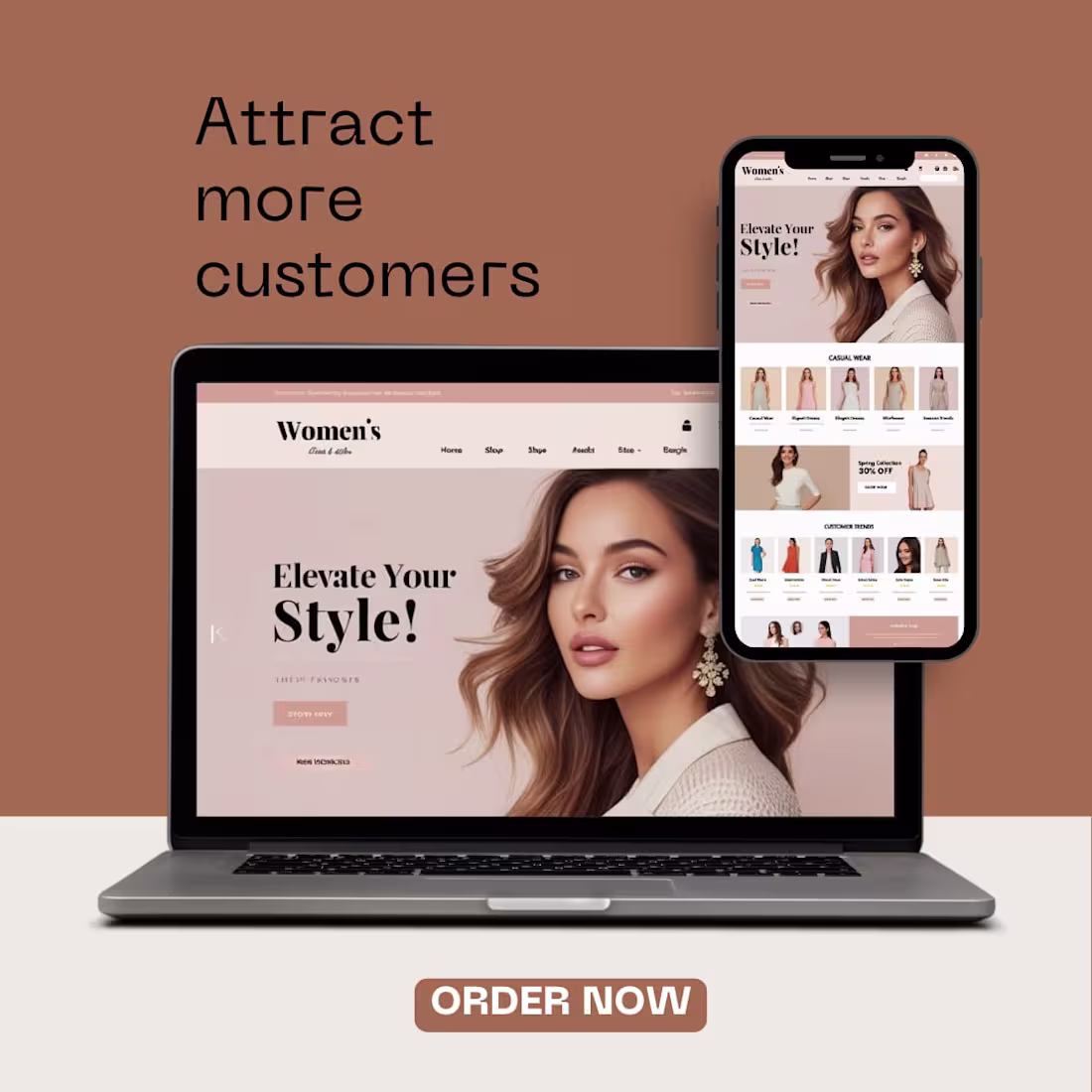Cover image for I created this website design