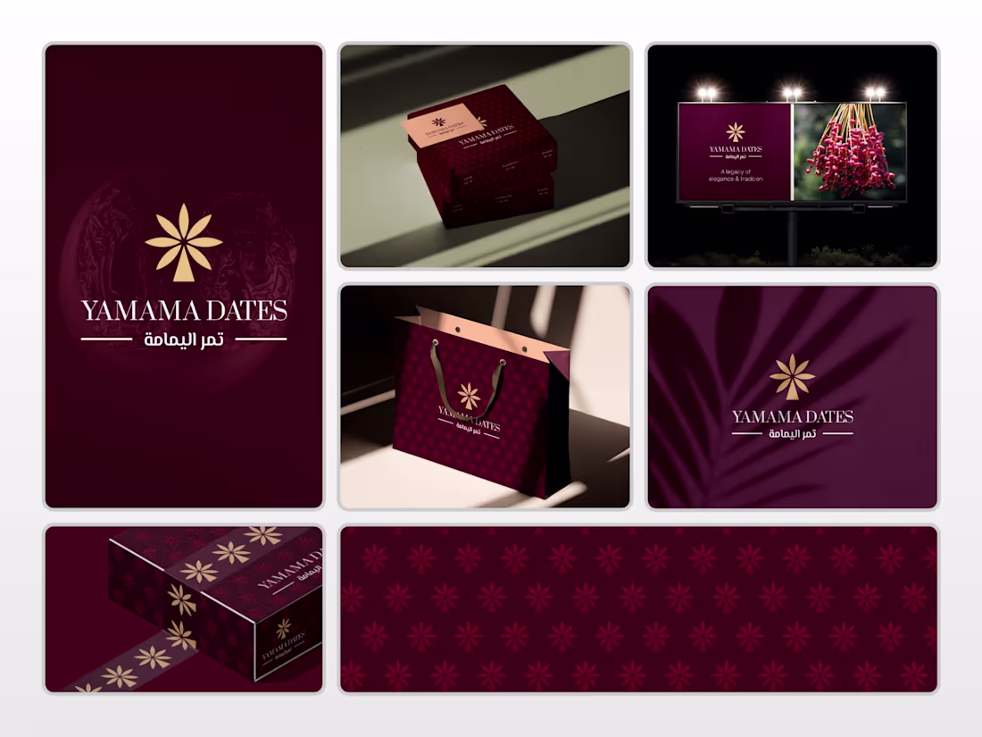 Cover image for Logo & Brand Identity Designed for Yamama Dates.