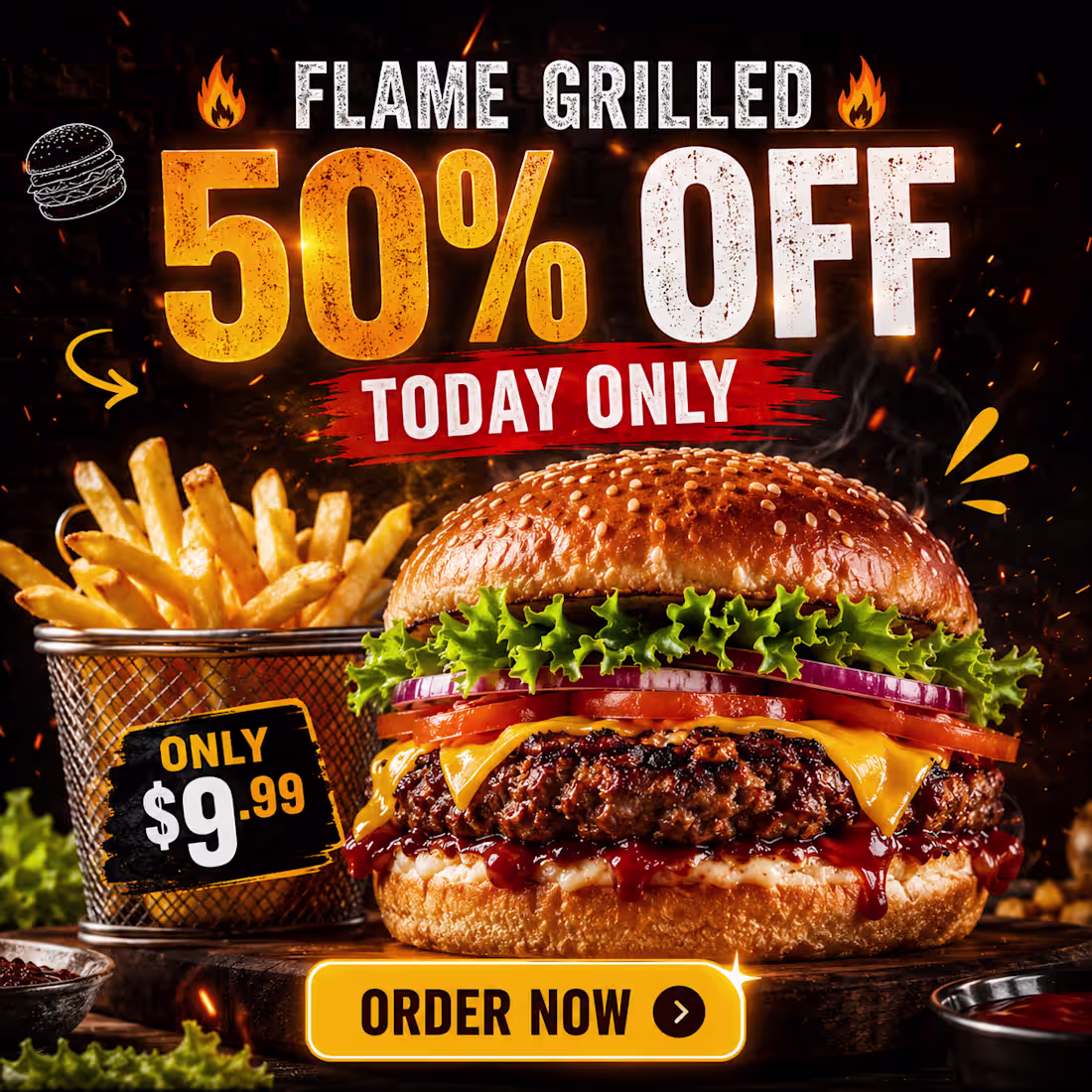 Cover image for Restaurant Social Media Post Design