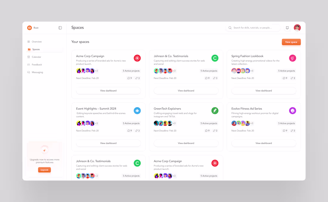 Cover image for Project management platform for video creators
