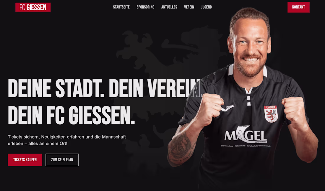 Cover image for FC Gießen – Dein #fussballzuhause | Offizielle Vereinsseite