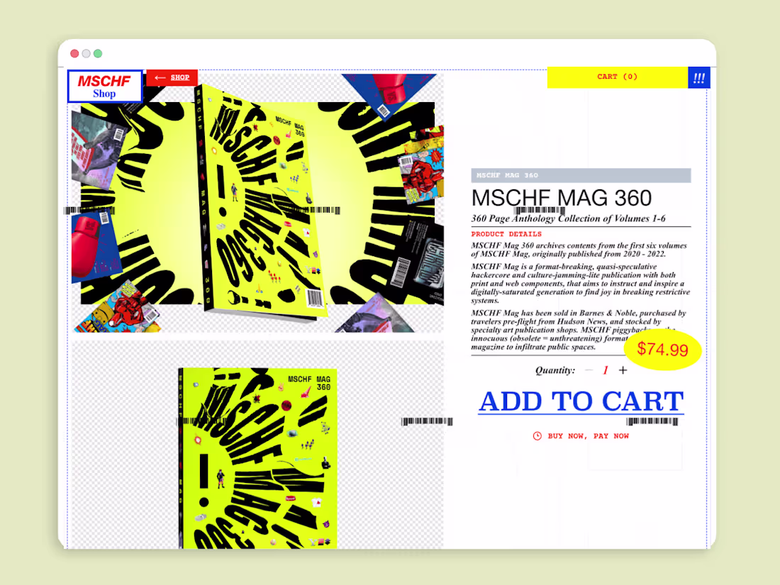Cover image for Large Site: e-commerce or web application