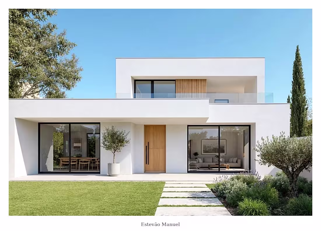 Cover image for Modern 4-Bedroom Villa with Glass