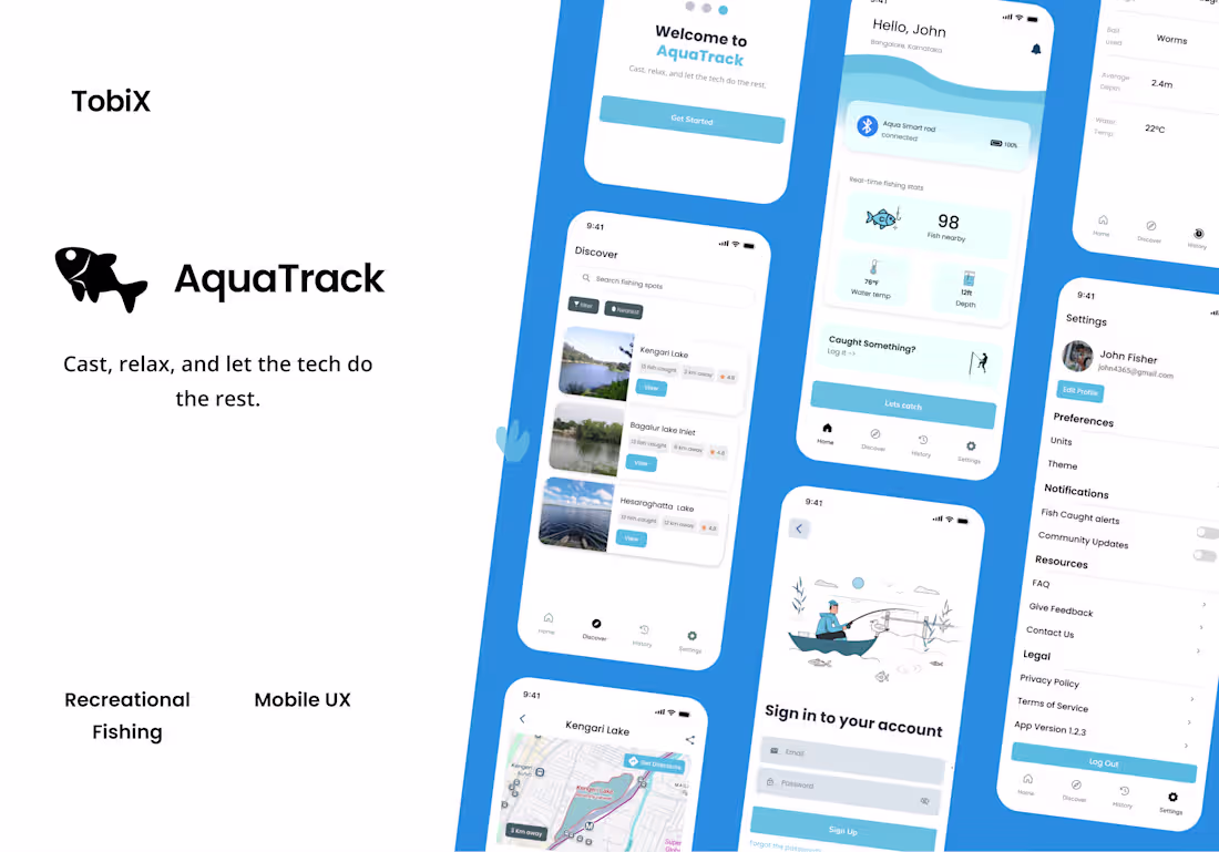 Cover image for Fish app - integrated tracking