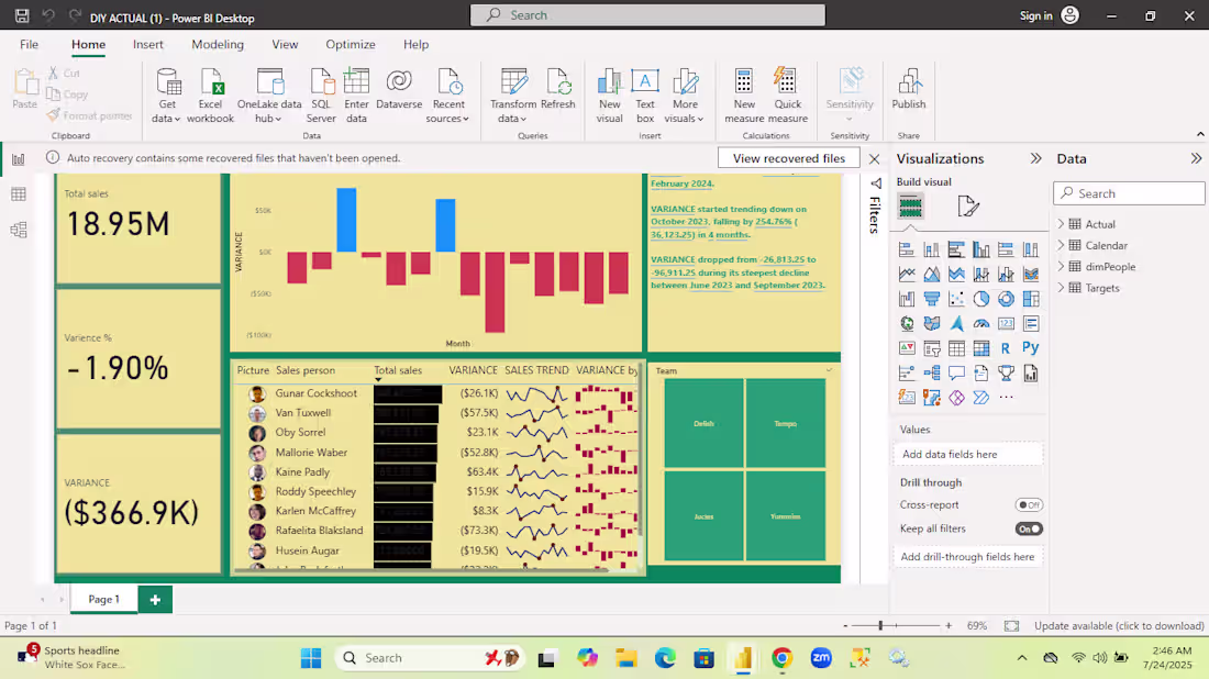 Cover image for Quarterly Product Analysis: I built