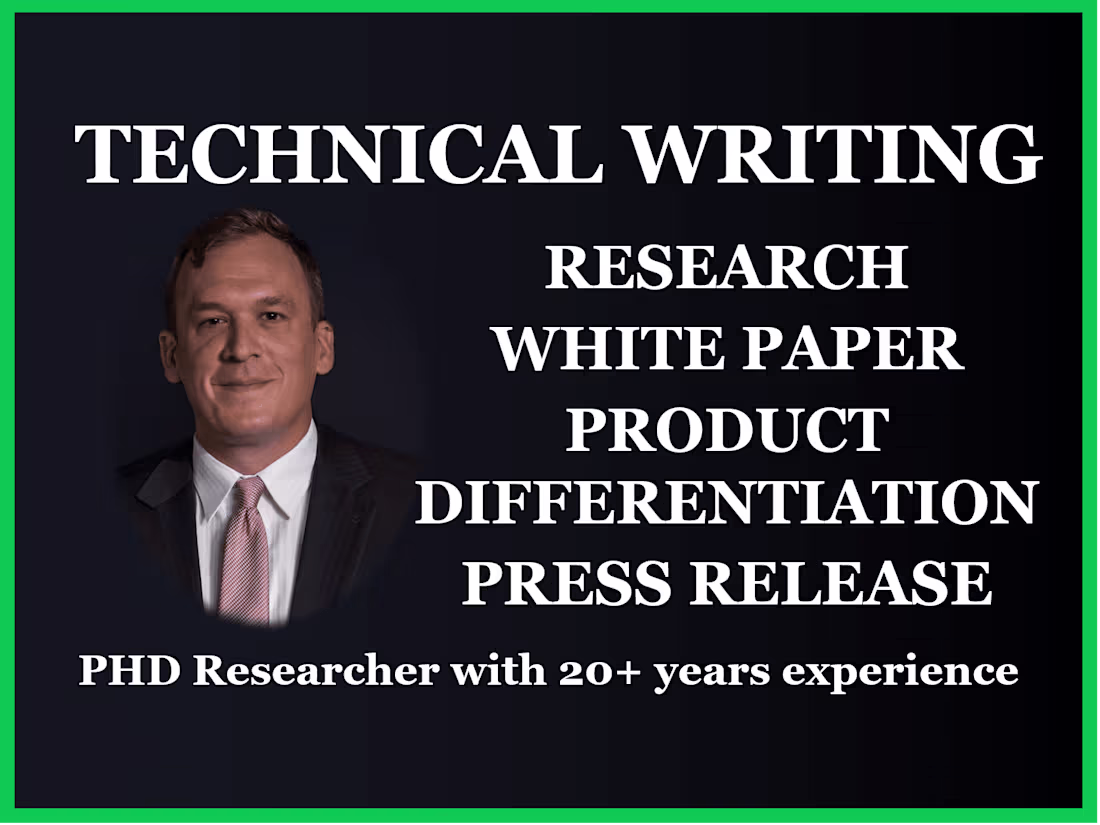 Cover image for Research and write technical document