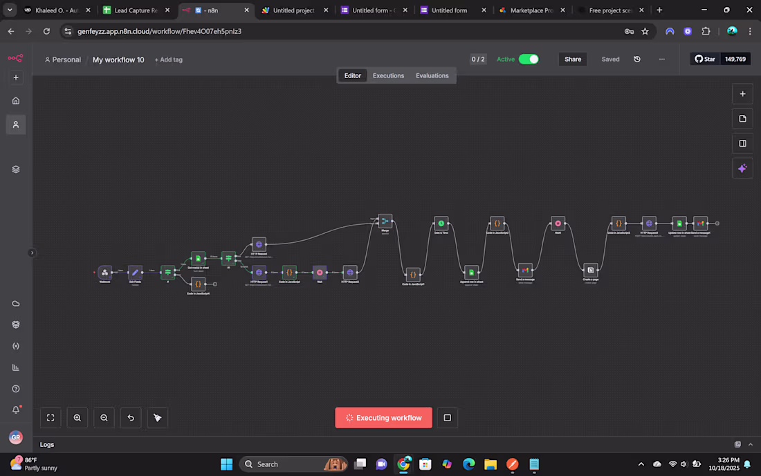 Cover image for I help small businesses automate repetitive workflows using ...