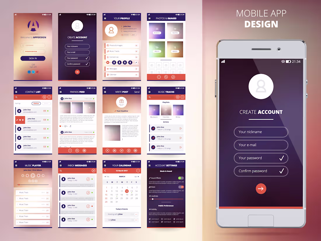Cover image for Figma Website Design & Development, UI design