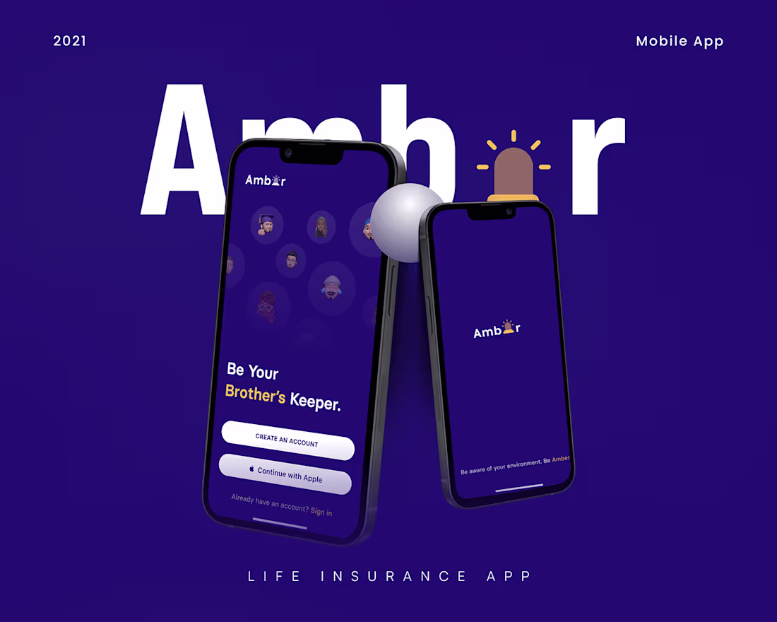 Cover image for Amber - Mobile App for Emergency Reports