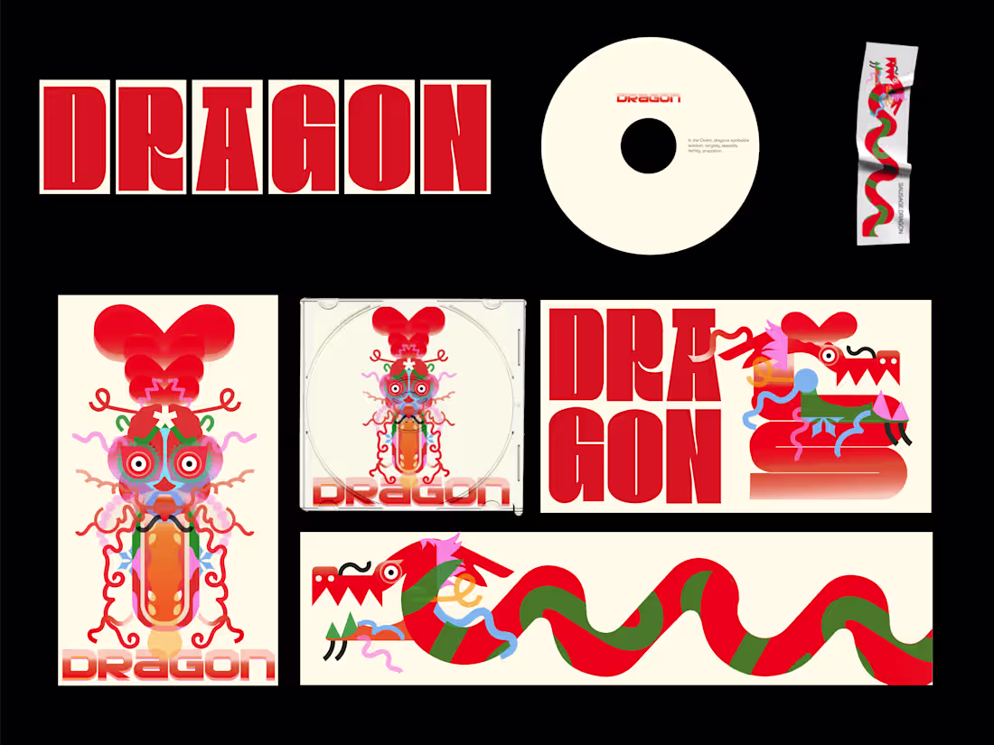 Cover image for Dragon Year Illustration 