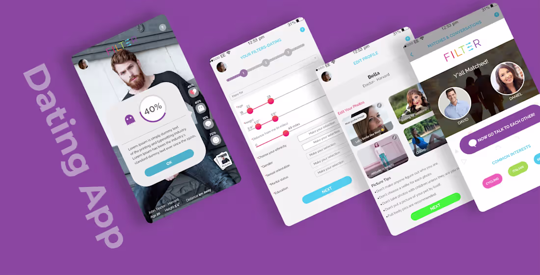 Cover image for Dating Mobile app