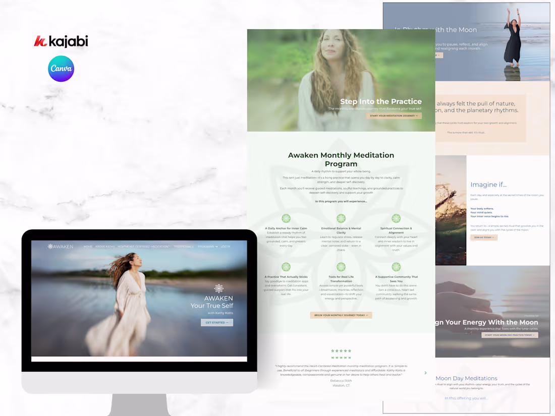 Cover image for Awaken with Kathy Katts: Kajabi Platform Launch