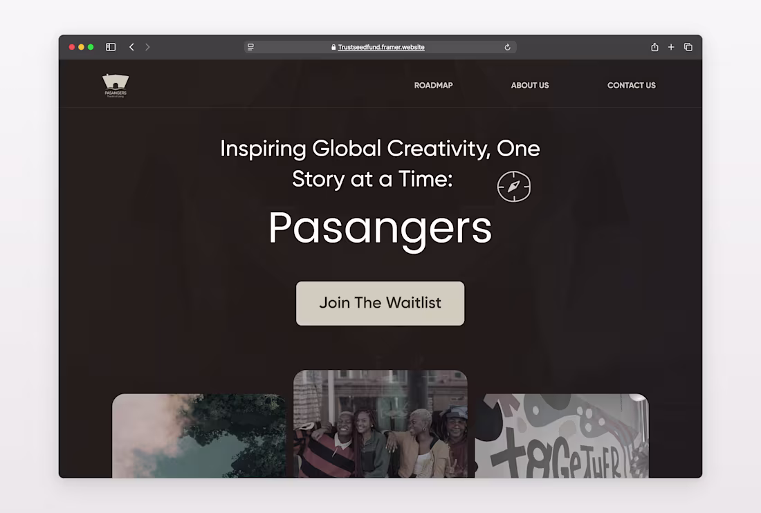Cover image for Figma to Framer: Pasangers Website Design to Development