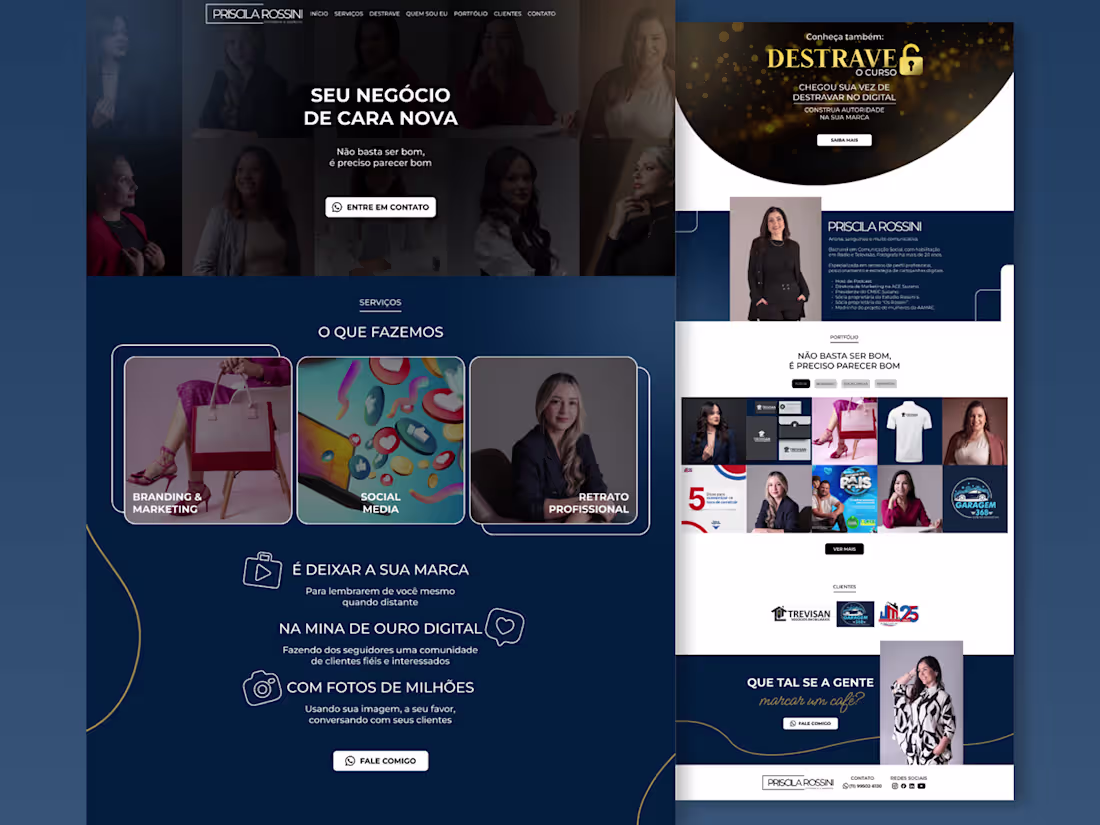 Cover image for Priscila Rossini - Webdesign & Branding