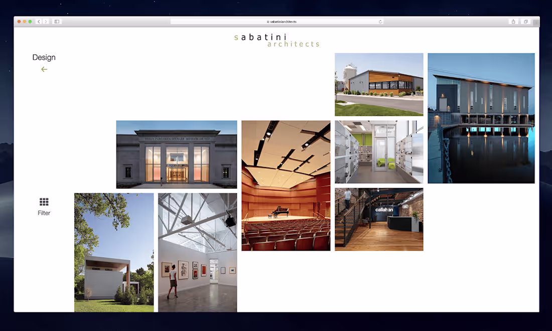 Cover image for Sabatini Architects Website 