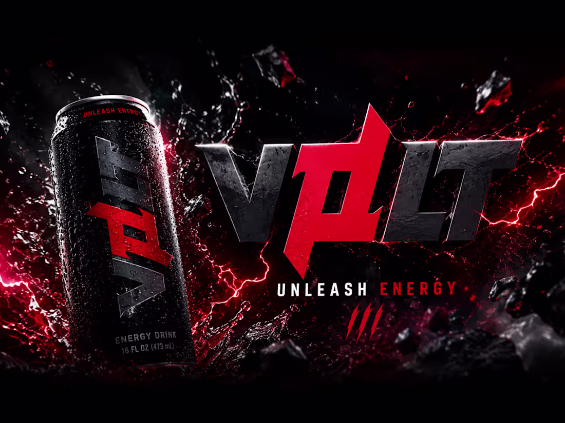 Cover image for VOLT- Energy Drink
Energetic lettermark logo