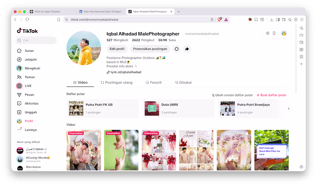 Cover image for Portofolio in my ig &