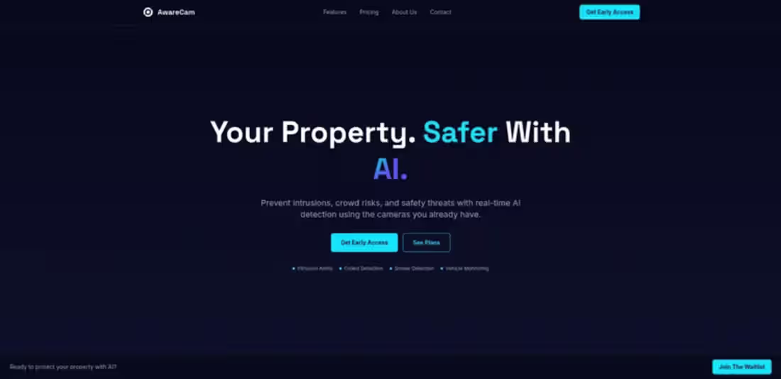 Cover image for AwareCam – AI-Powered Cloud Video