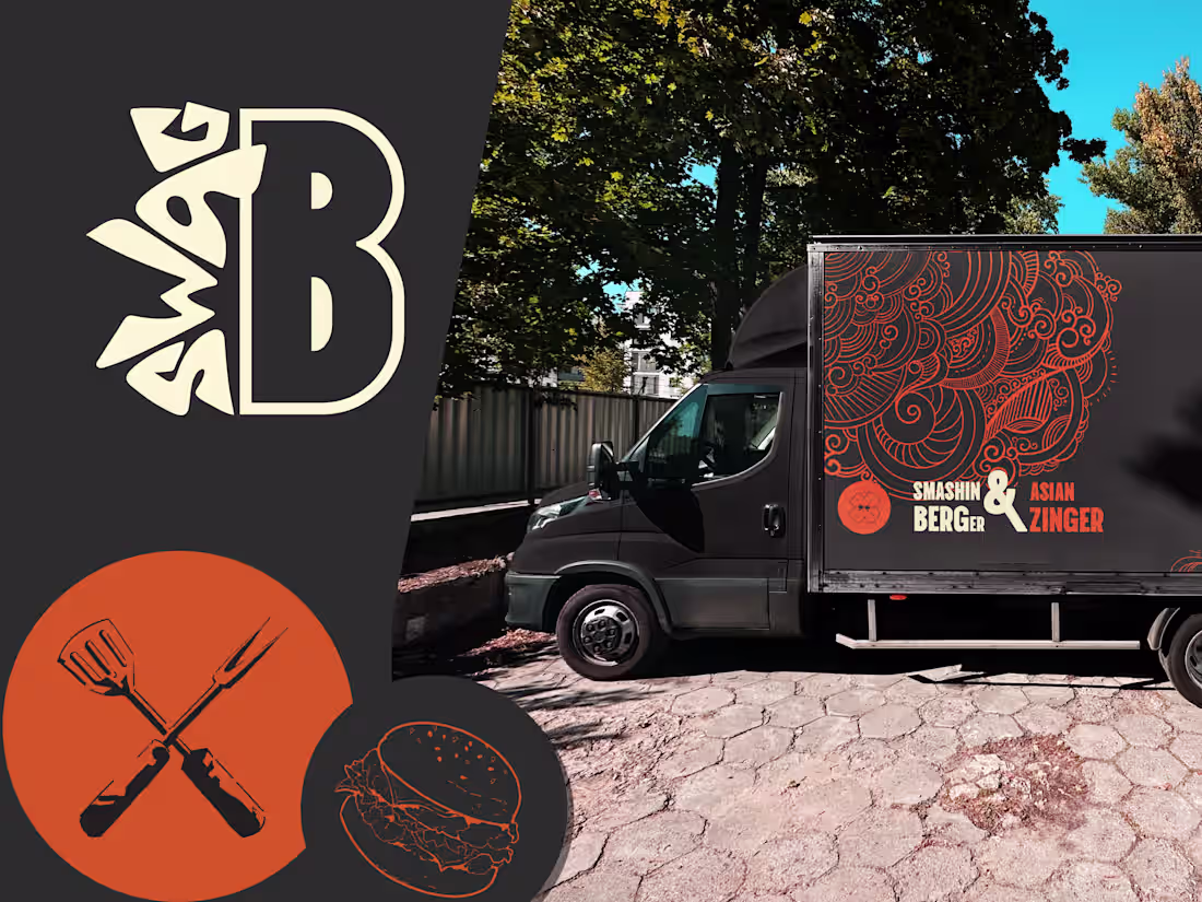 Cover image for FOOD TRUCK Rebranding | Logo design | Wrap design