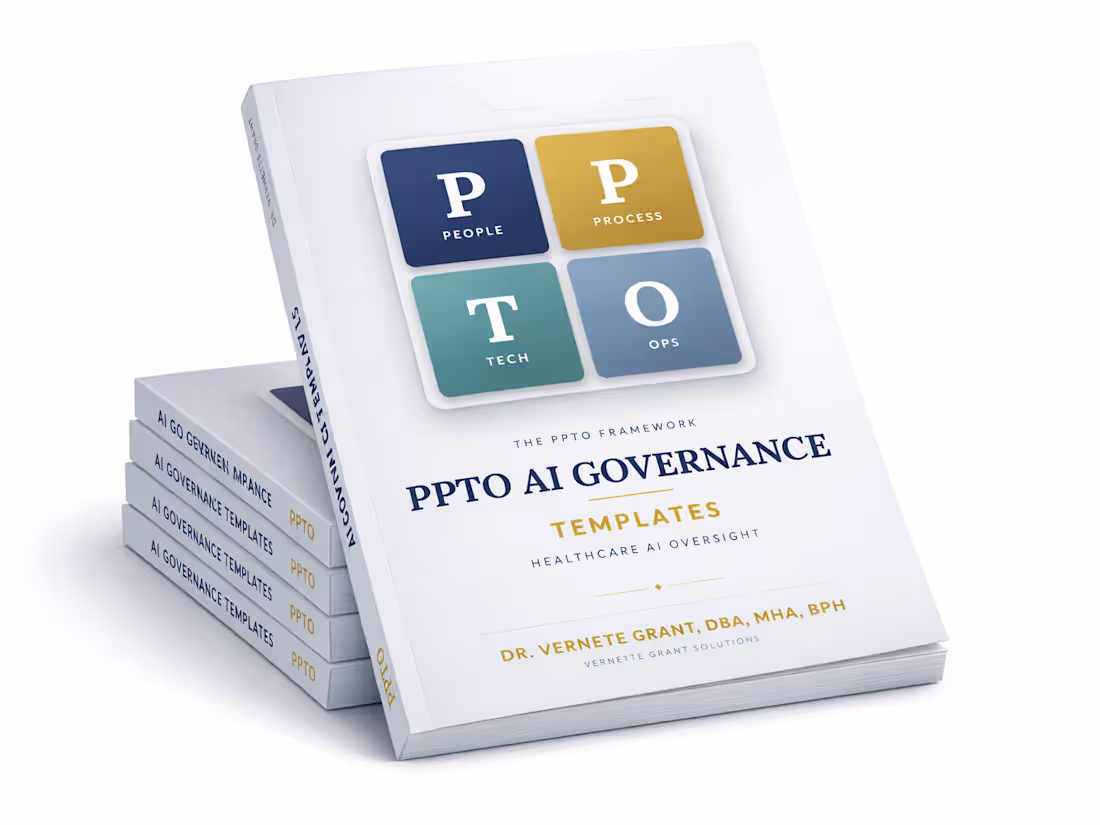 Cover image for PPTO AI Governance Workbook