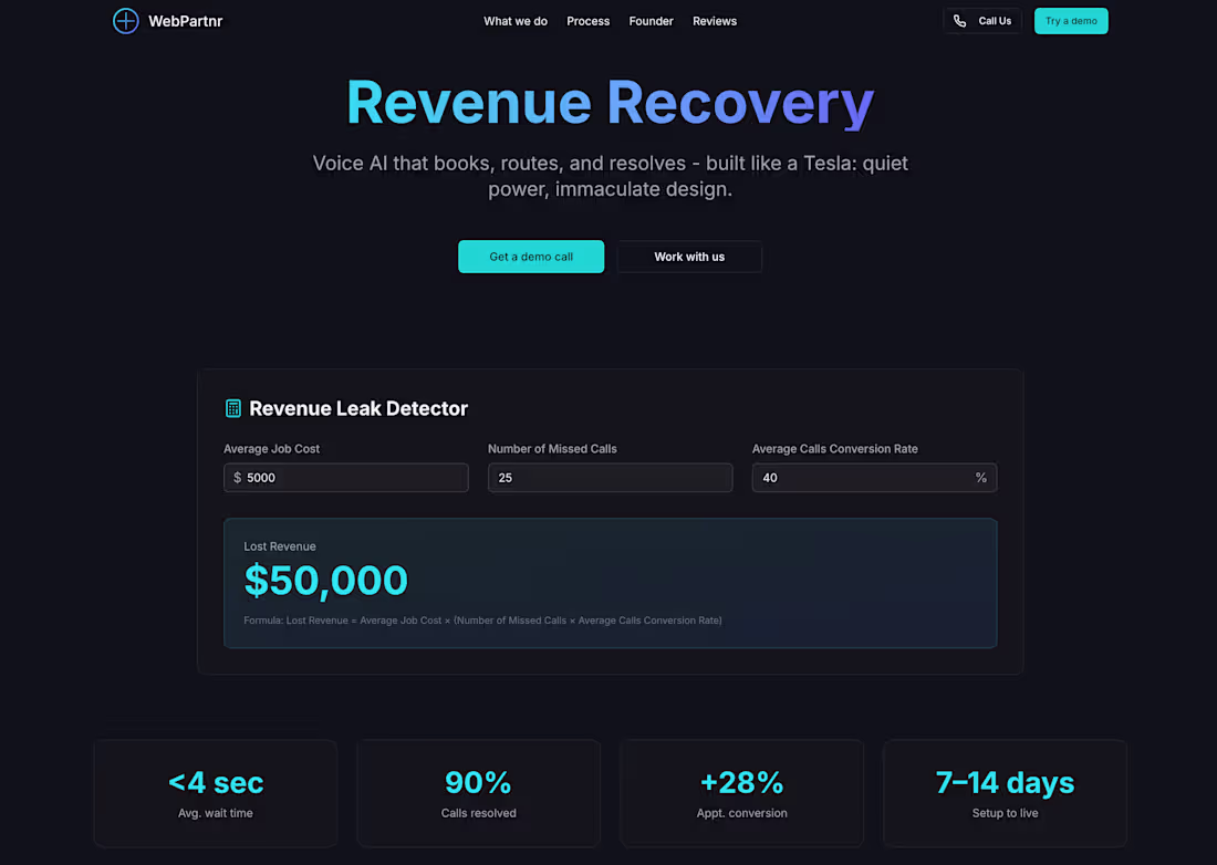 Cover image for 🎙️ Voice Agent Demo for Agency Website (Personal Project) A...