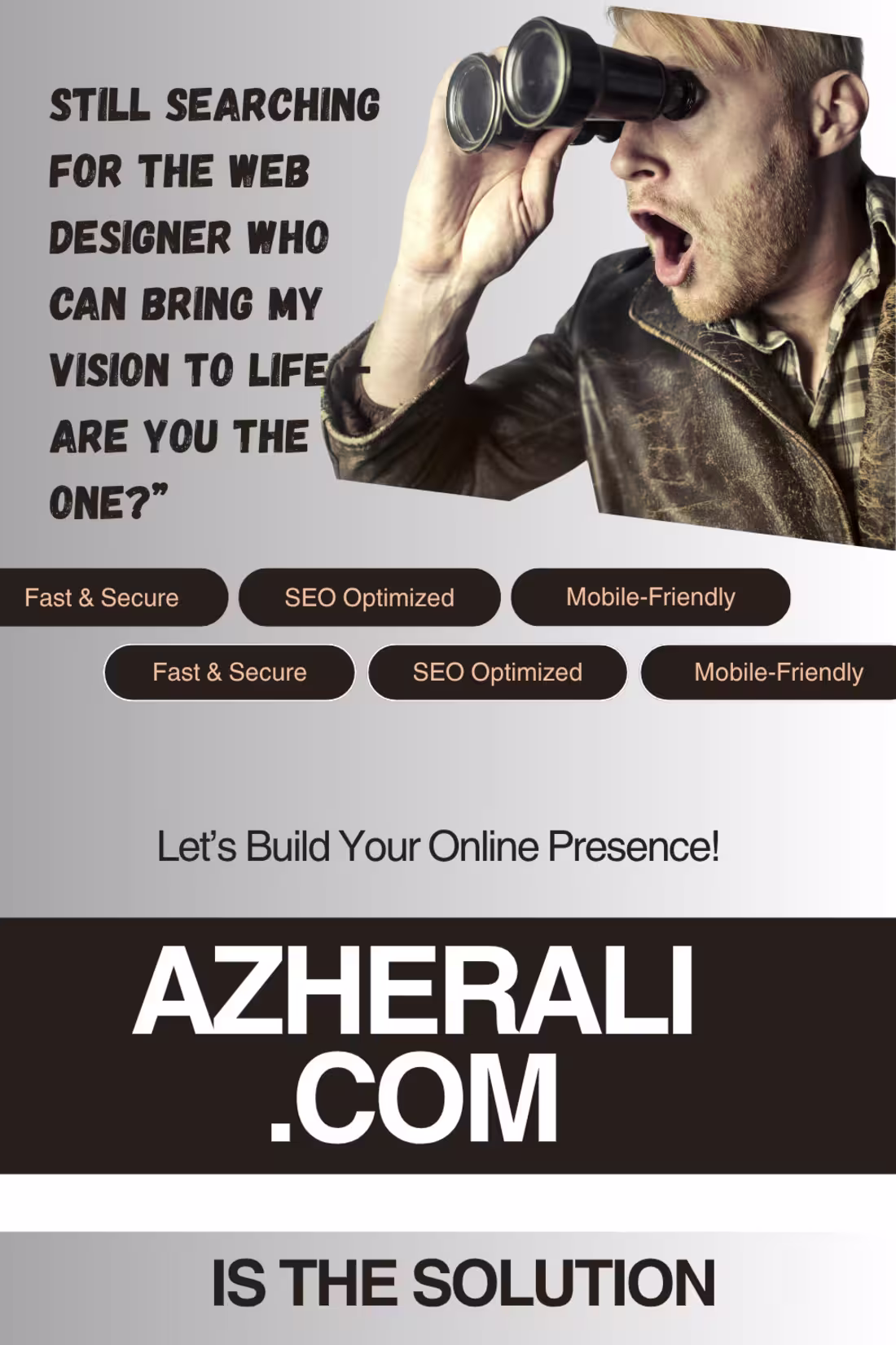 Cover image for Need a website just click www.azherali.com
