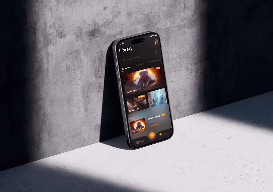 Cover image for Production - Ready 3D Assets And Video Effects Mobile App