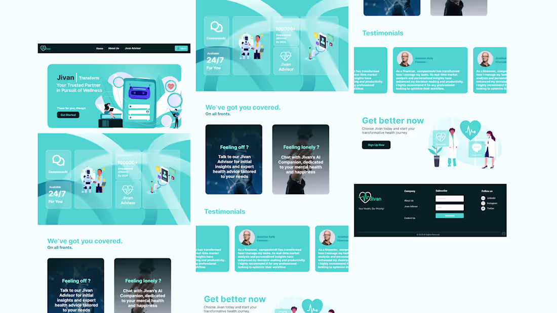 Cover image for Comprehensive Website Overhaul For Jivan Health