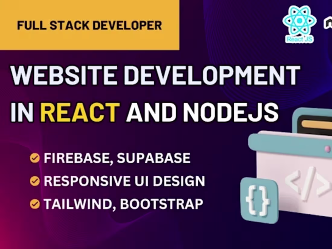 Cover image for Fronted React.js website developer