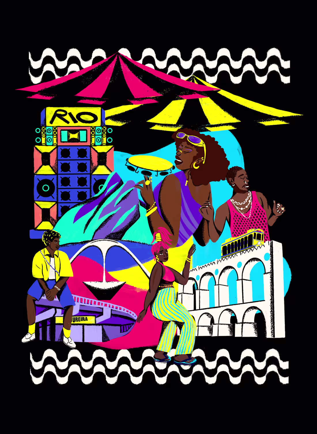 Cover image for Illustration for AFROPUNK Experience 2025