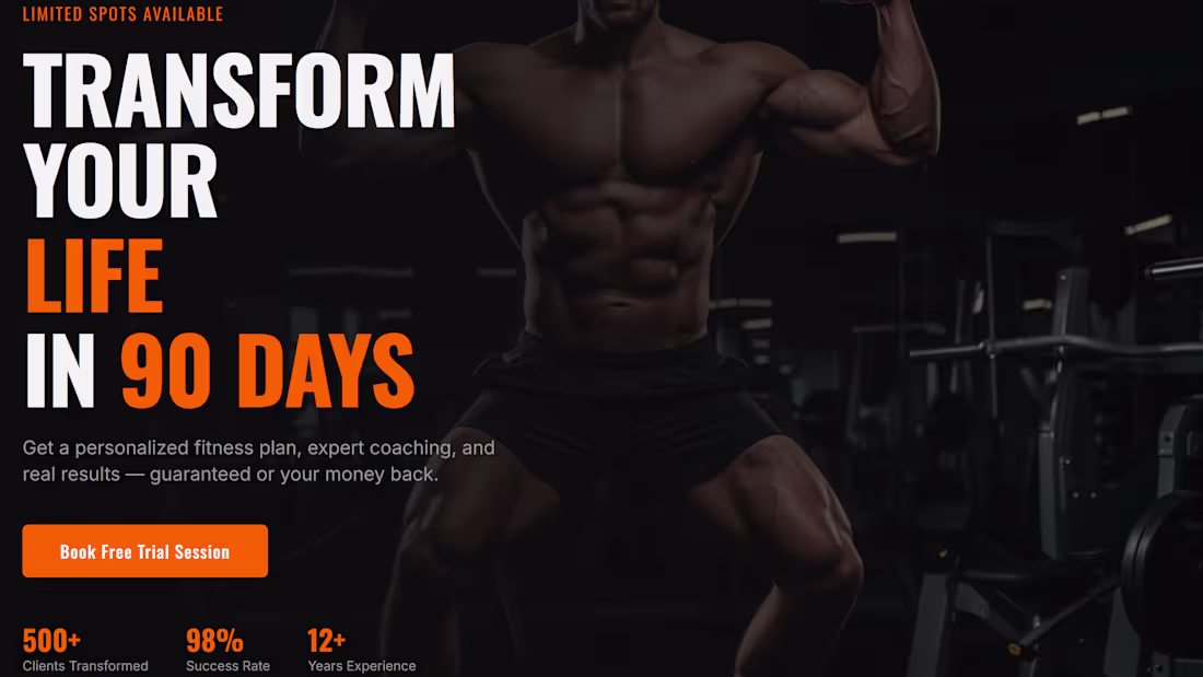 Cover image for Designed a conversion-focused landing page