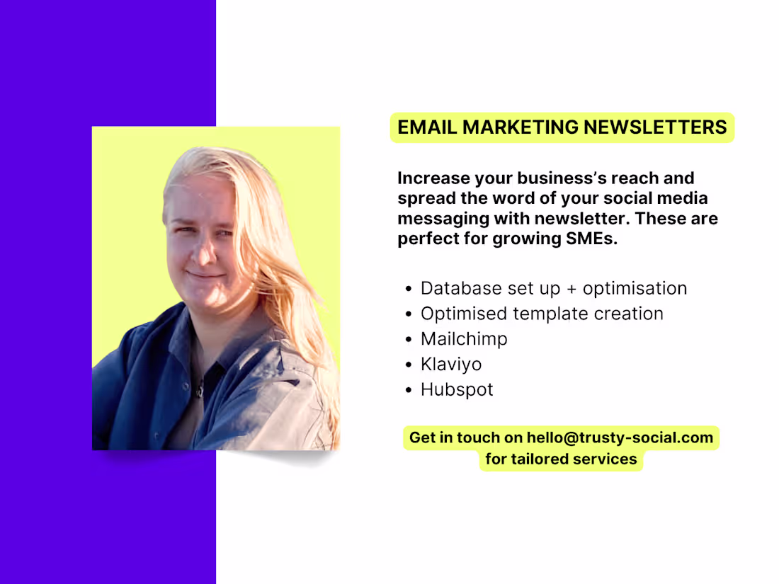 Cover image for Optimised email newsletter