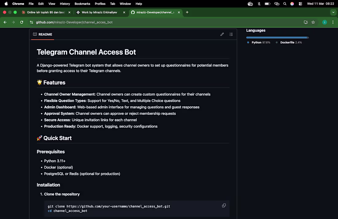 Cover image for A Django-powered Telegram bot system