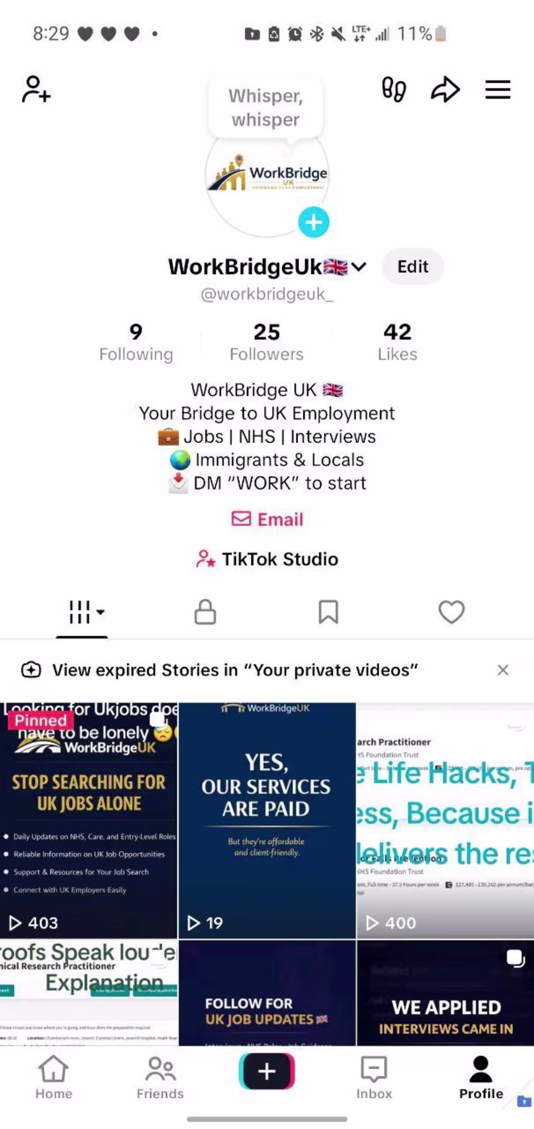Cover image for A Tiktok Account Built From