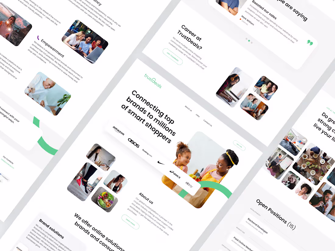 Cover image for Trustdeals website