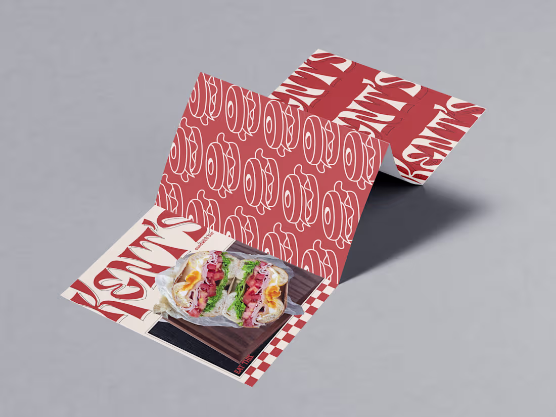 Cover image for Kent's Sandwich Bar - Flyer Design