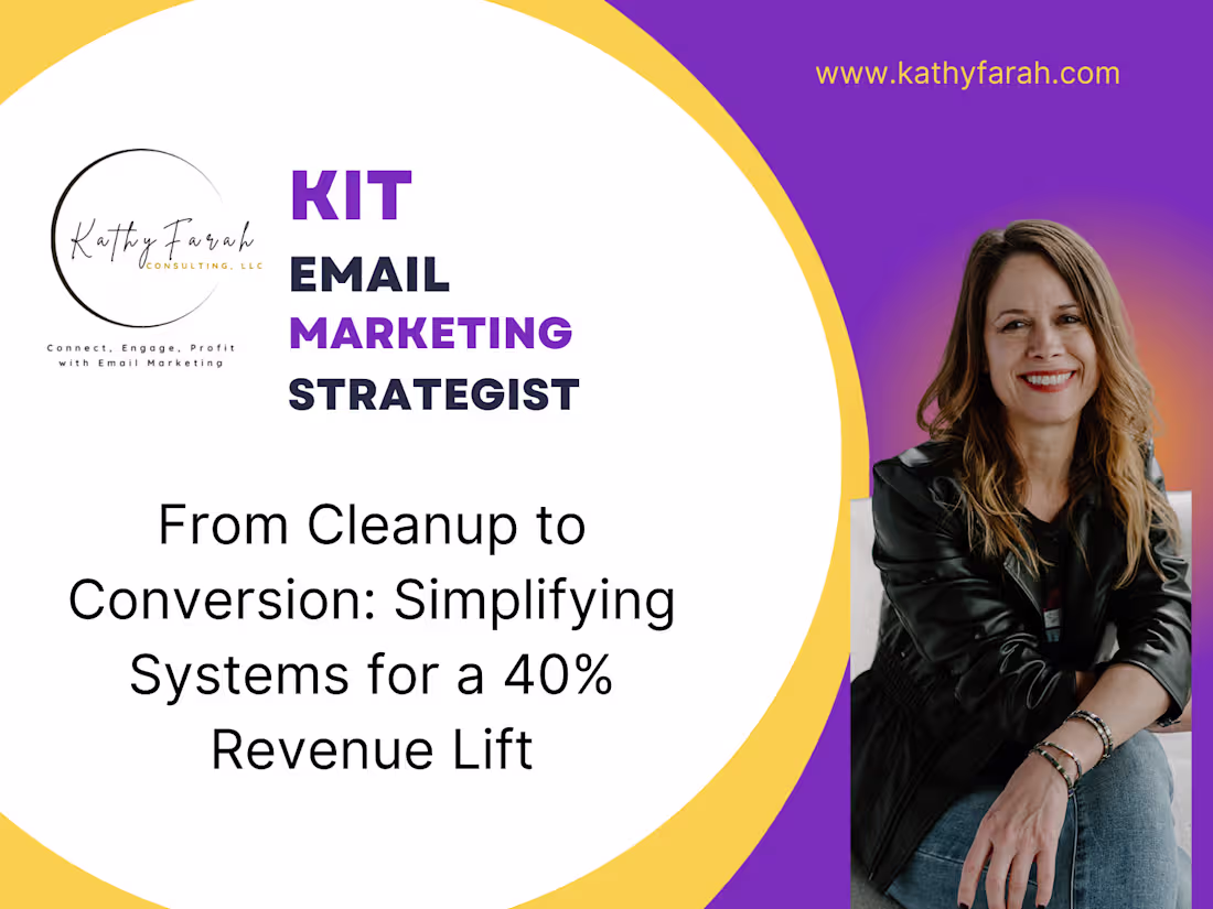 Cover image for Simplifying Email System for a 40% Revenue Lift