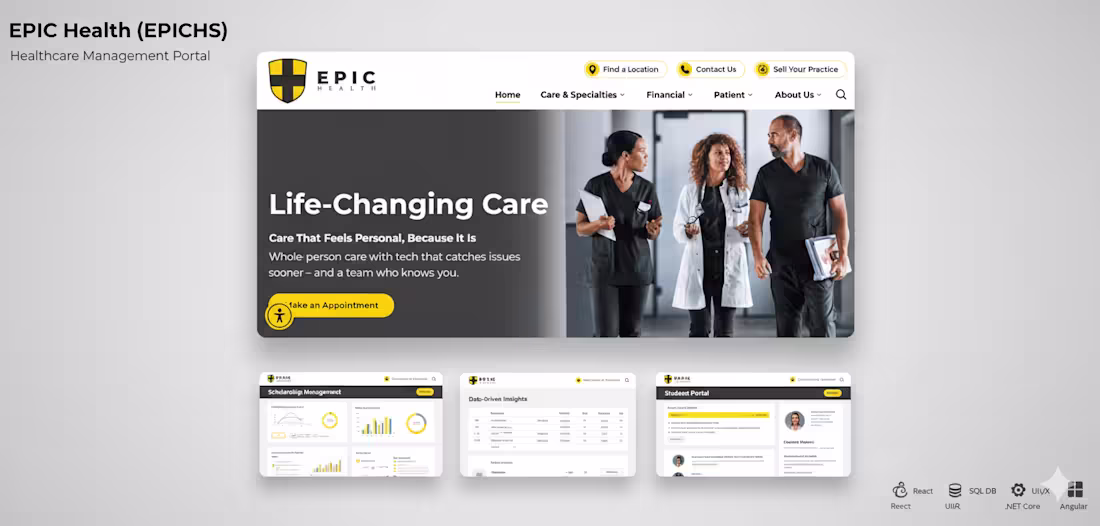 Cover image for Built a scalable healthcare scholarship and management porta...