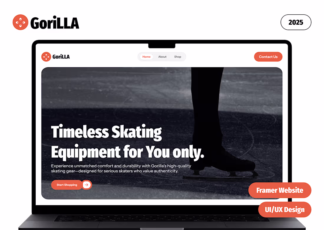 Cover image for Gorilla — Website Design Case Study