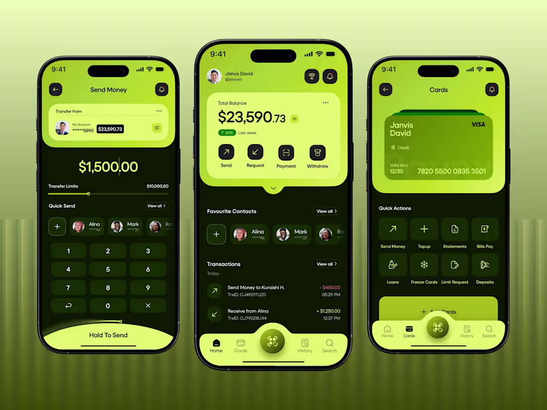 Cover image for Reimagined Fintech Mobile Banking App