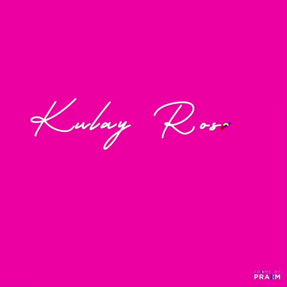 Cover image for "Kulay Rosas ang Bukas" Typography