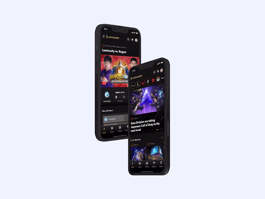 Cover image for eSports Platform & Mobile Redesign