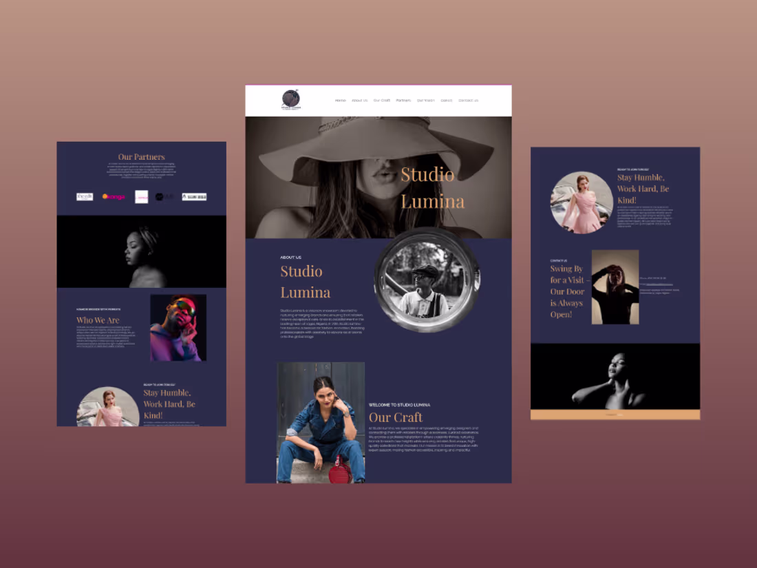 Cover image for Wix Responsive Fashion Website Design