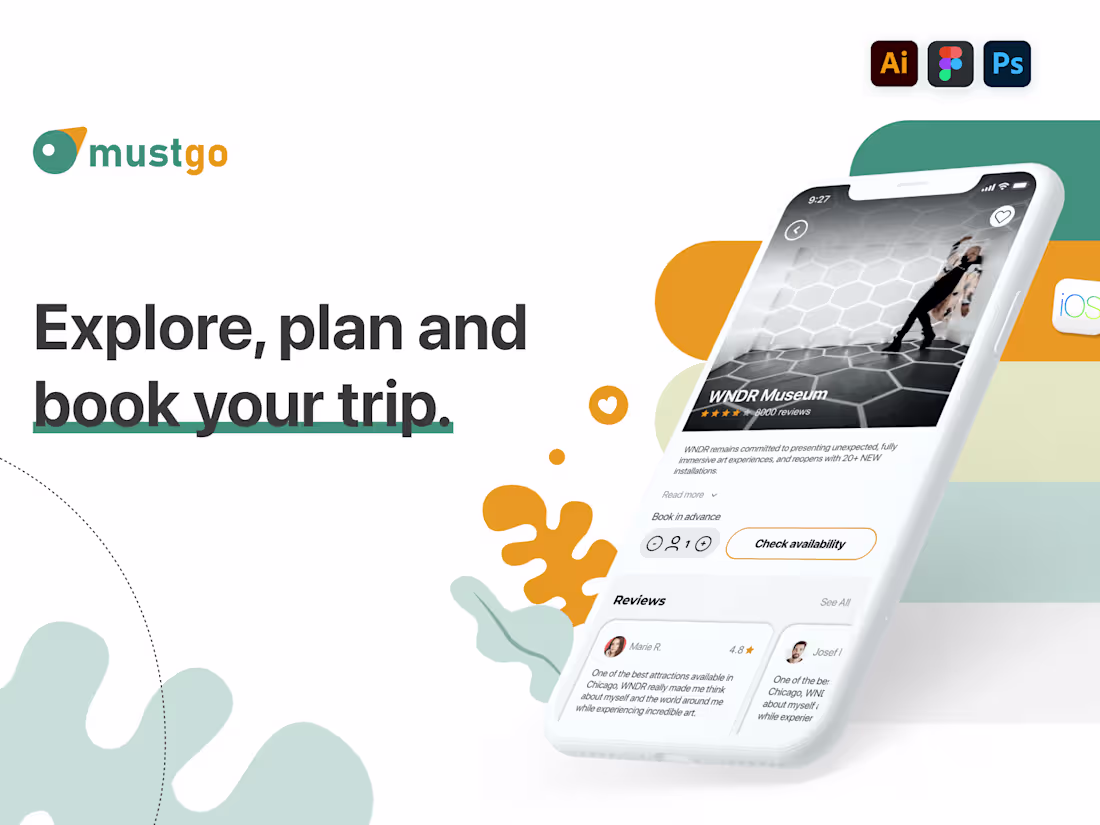 Cover image for MustGo | UX/UI