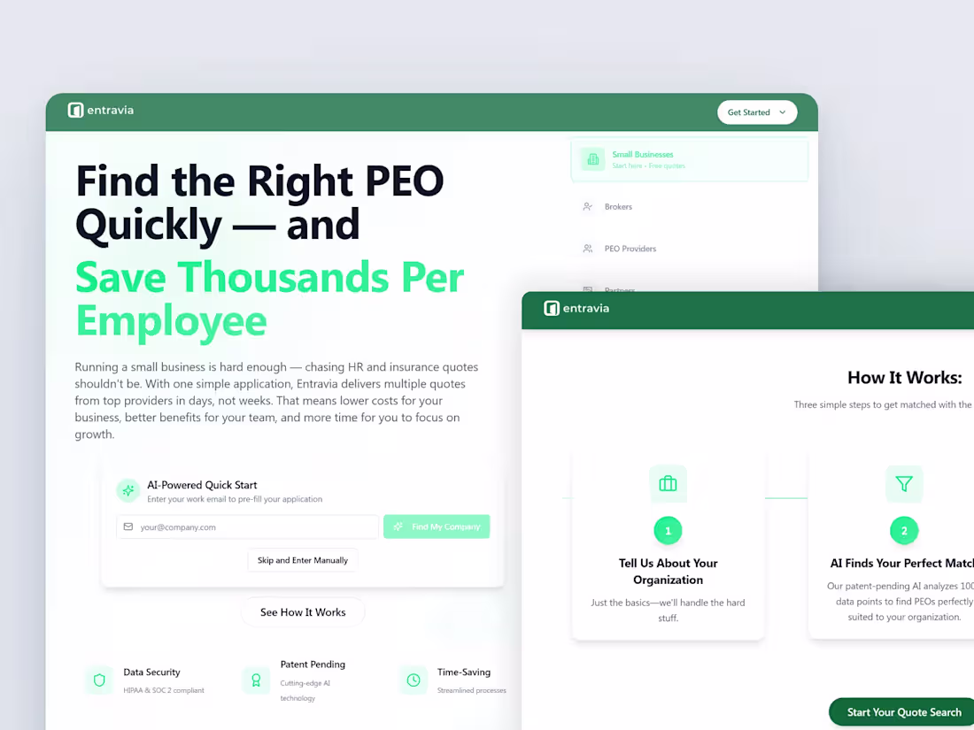 Cover image for AI-Powered PEO Comparison Platform