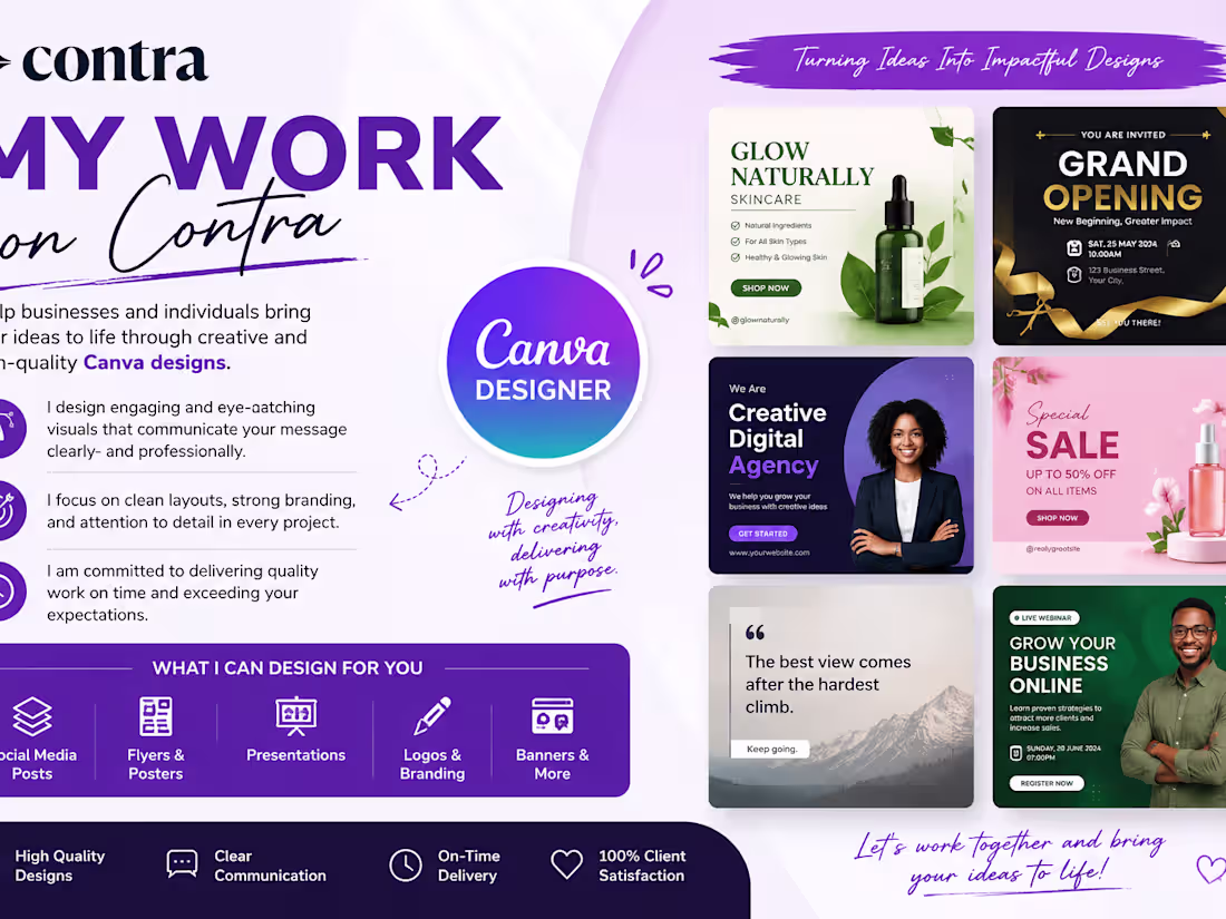 Cover image for I create clean, professional, and