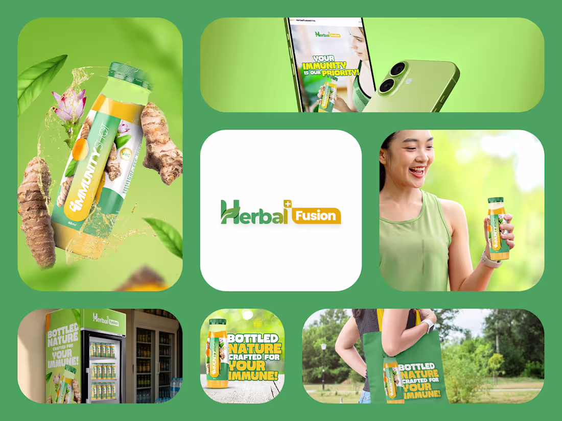 Cover image for Herbal+ Fusion | Branding
