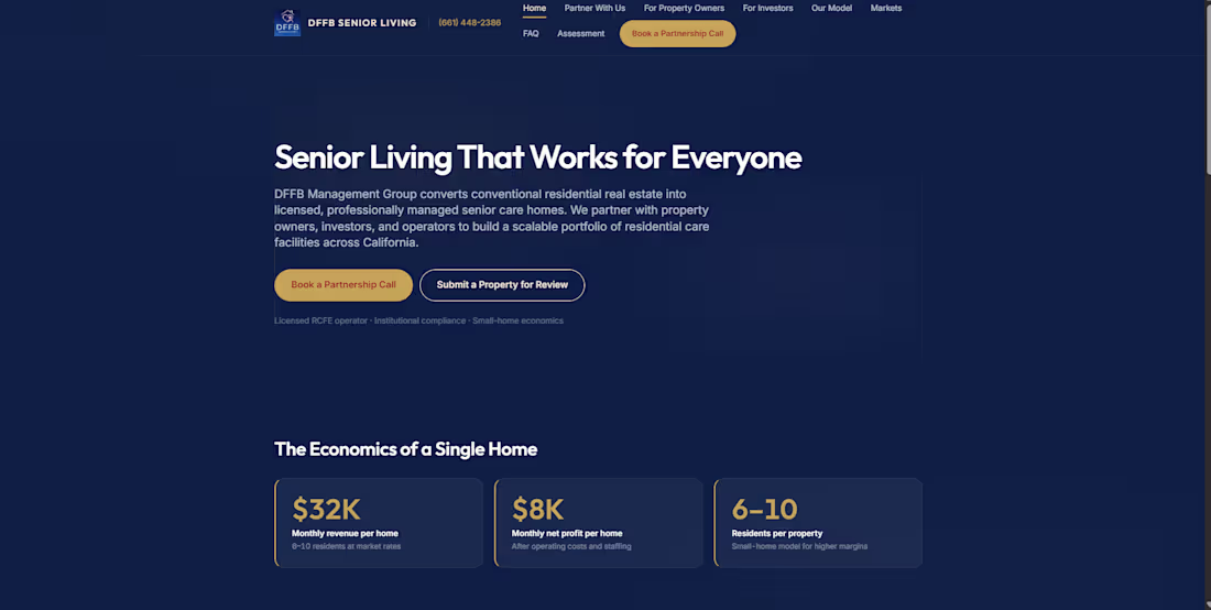 Cover image for DFFB Senior Living 