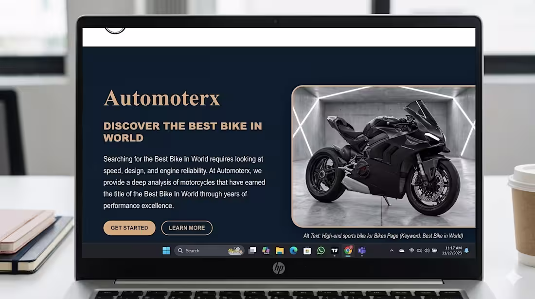 Cover image for Automoterx: High-Performance Automotive Web Platform