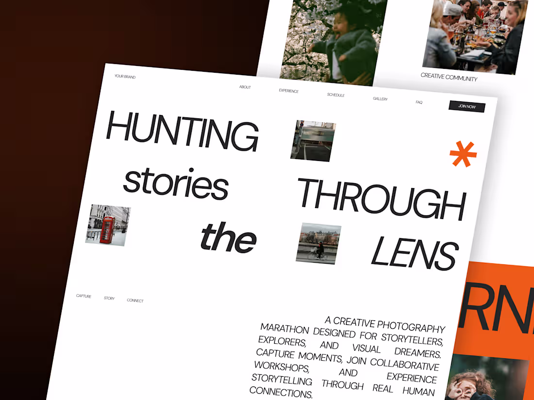 Cover image for Photo Hunting Event - Branding and Landing Page Package